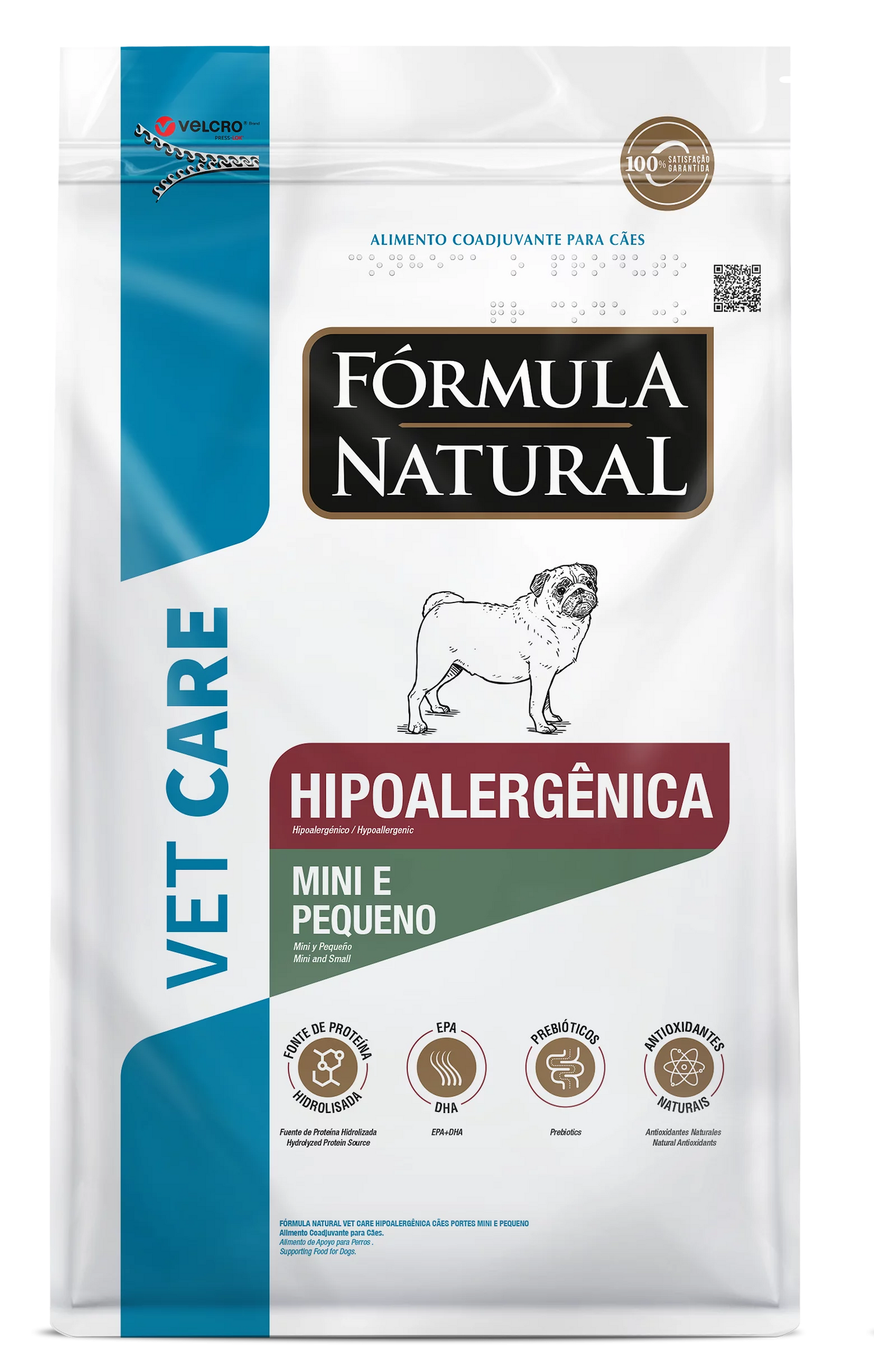 Fórmula Natural Vet Care Hipoalergênica Raza Pequeña 2k