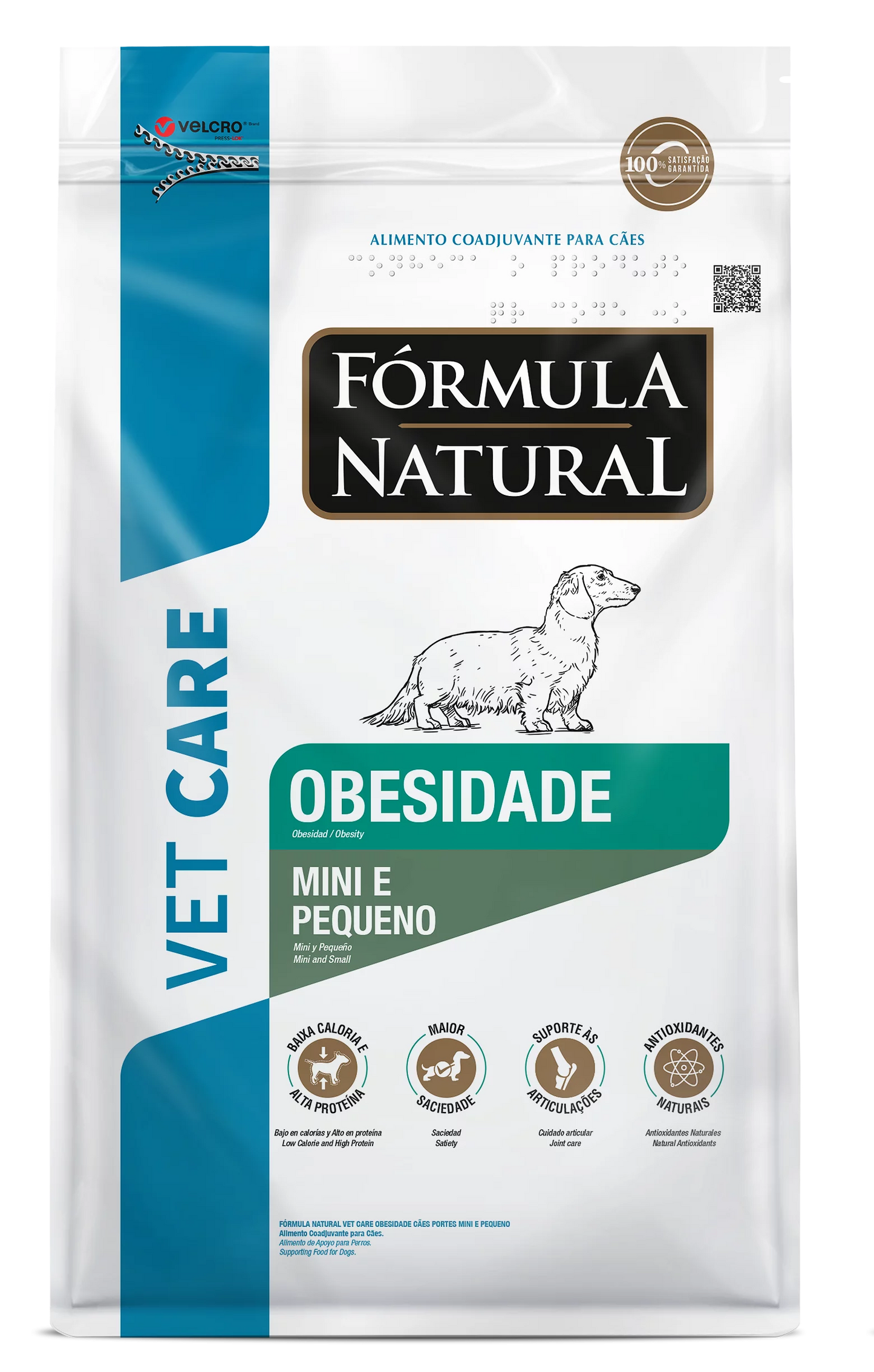 Fórmula Natural Vet Care Obesidade Cães Portes Mini E Pequeno 2k