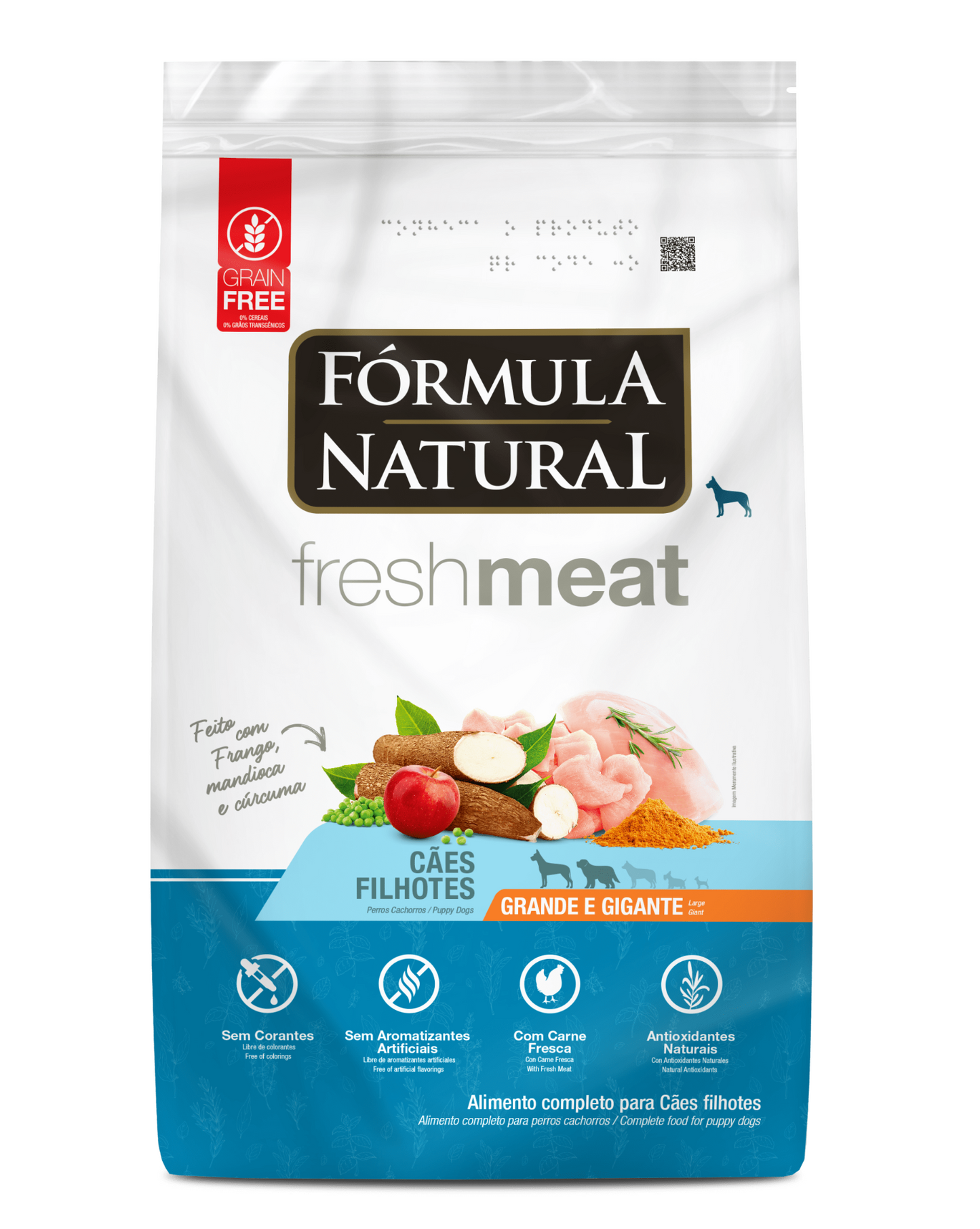 Fórmula Natural Fresh Meat Perros Cachorros Portes Grande Y Gigante 12 Kg