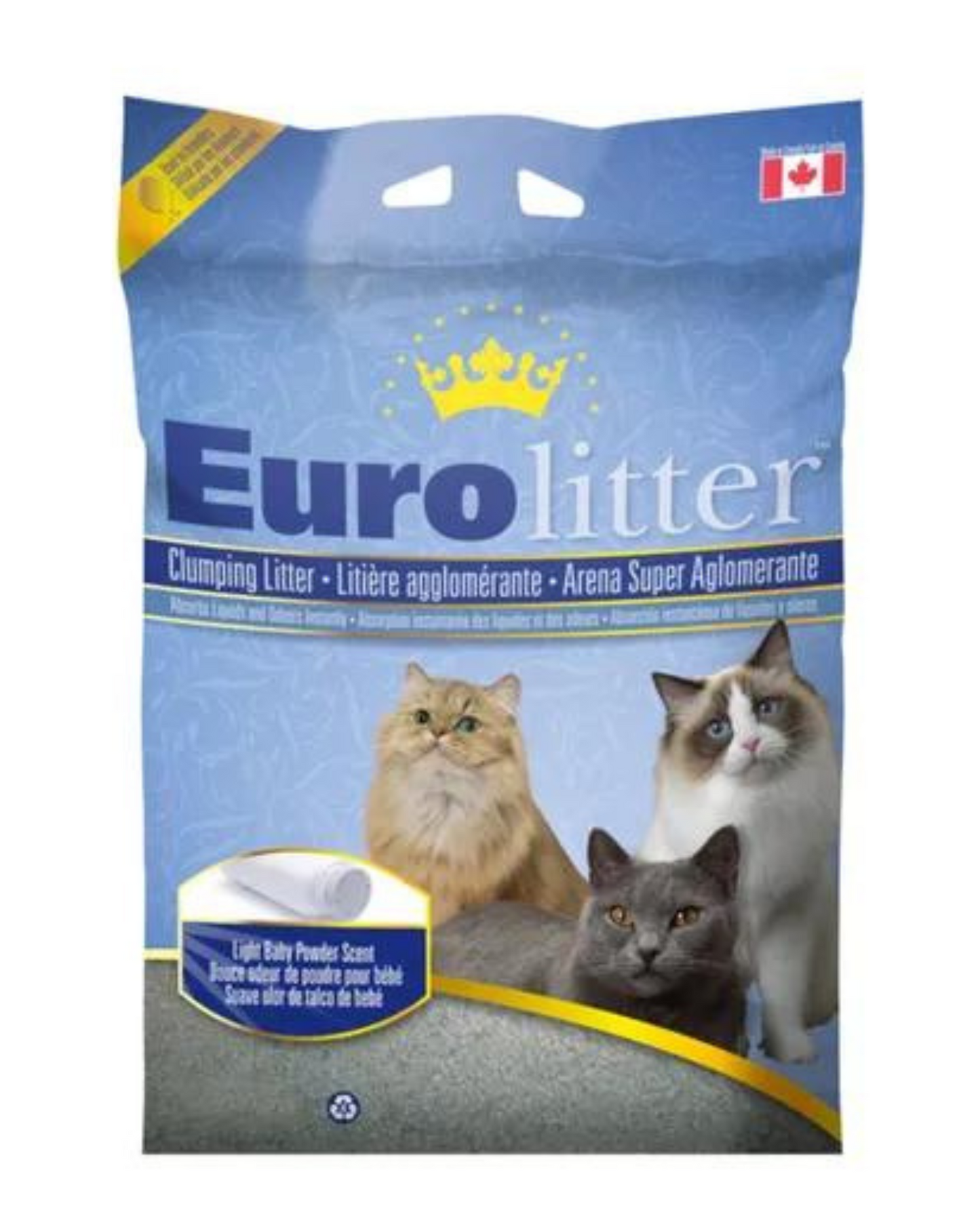 Sanitario Gatos Eurolitter - Arena Aglomerante