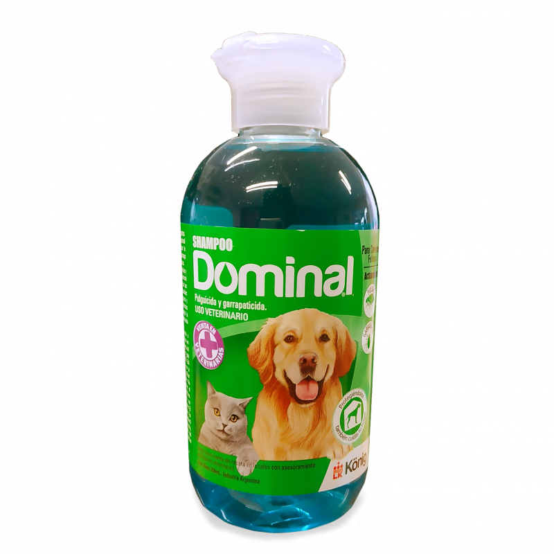 SHAMPOO DOMINAL ANTIPULGAS Y GARRAPATAS 250ML