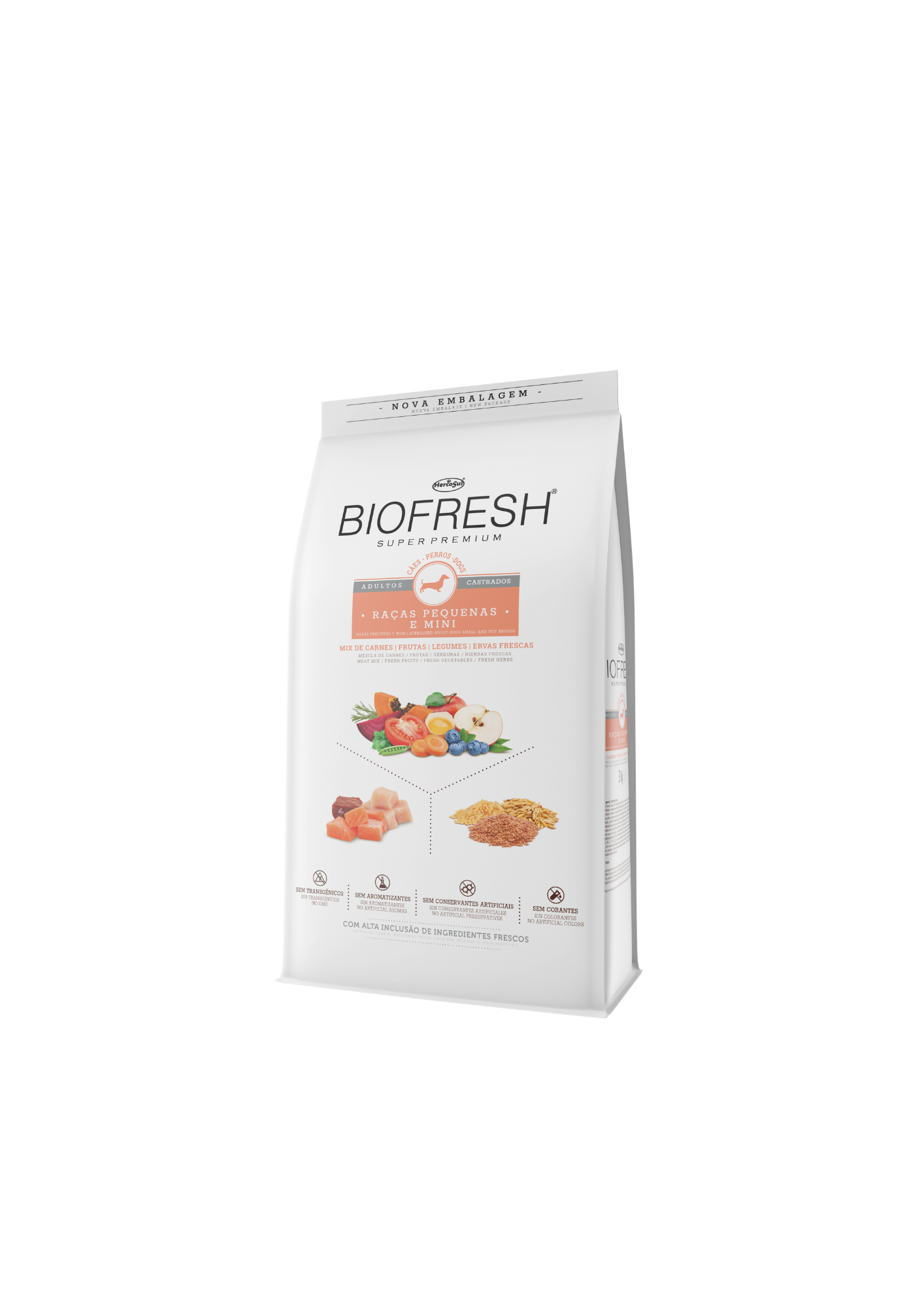 BIOFRESH PARA PERROS ADULTOS CASTRADOS - RAZAS PEQUEÑAS Y MINI