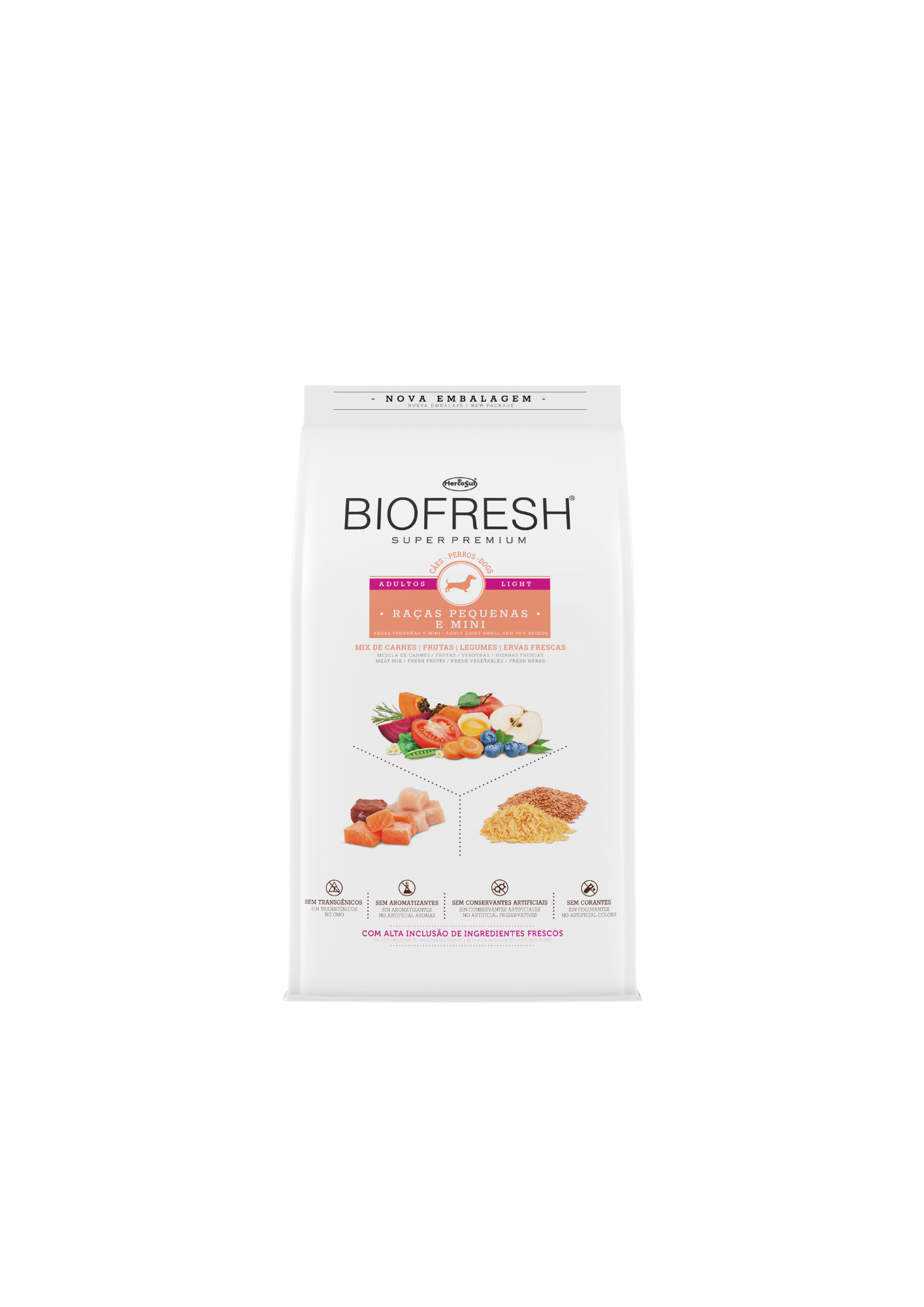 BIOFRESH PARA PERROS ADULTOS LIGHT- RAZAS PEQUEÑAS Y MINI