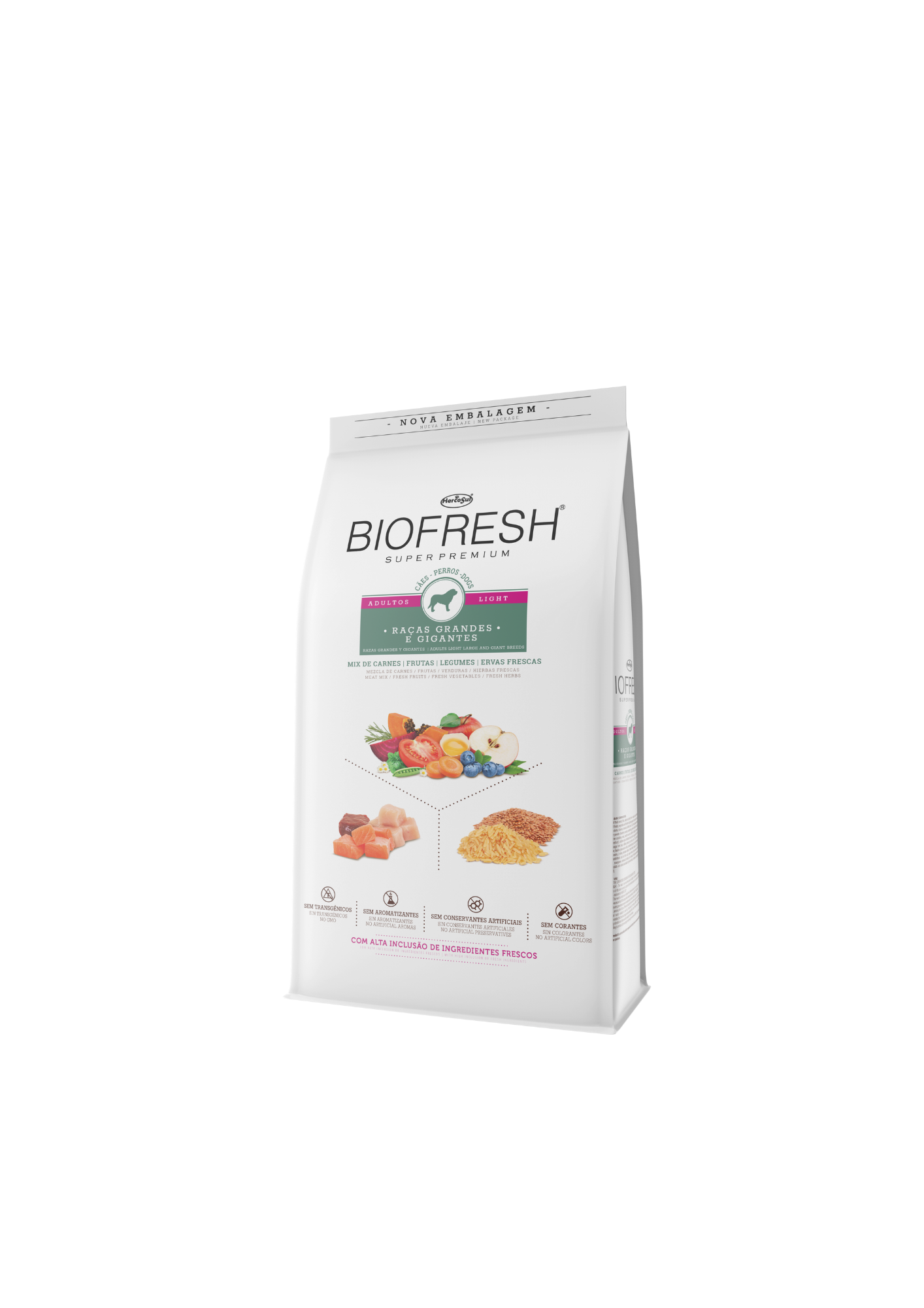BIOFRESH PARA PERROS ADULTOS LIGHT- RAZAS GRANDES Y GIGANTES 15KG