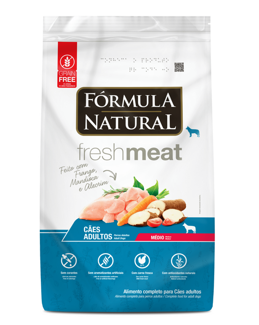 Fórmula Natural Fresh Meat Perros Adultos Porte Mediano 12 Kg