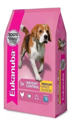 Eukanuba Weight Control para perro adulto de raza mediana