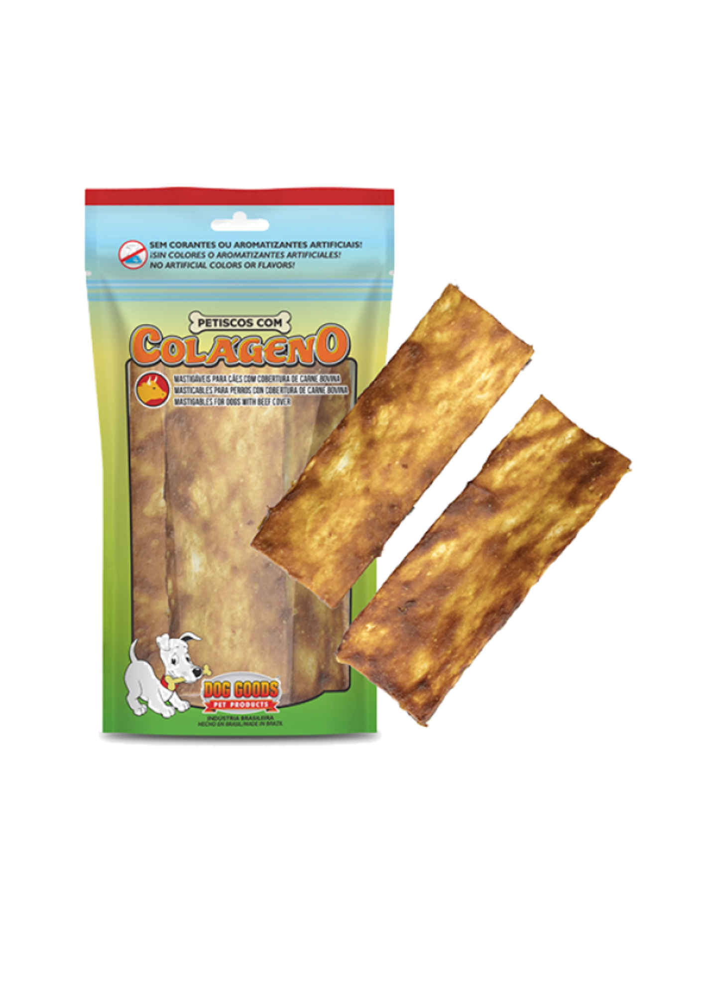 Colageno Chips Carne o Pollo, Envasado 3 unidades