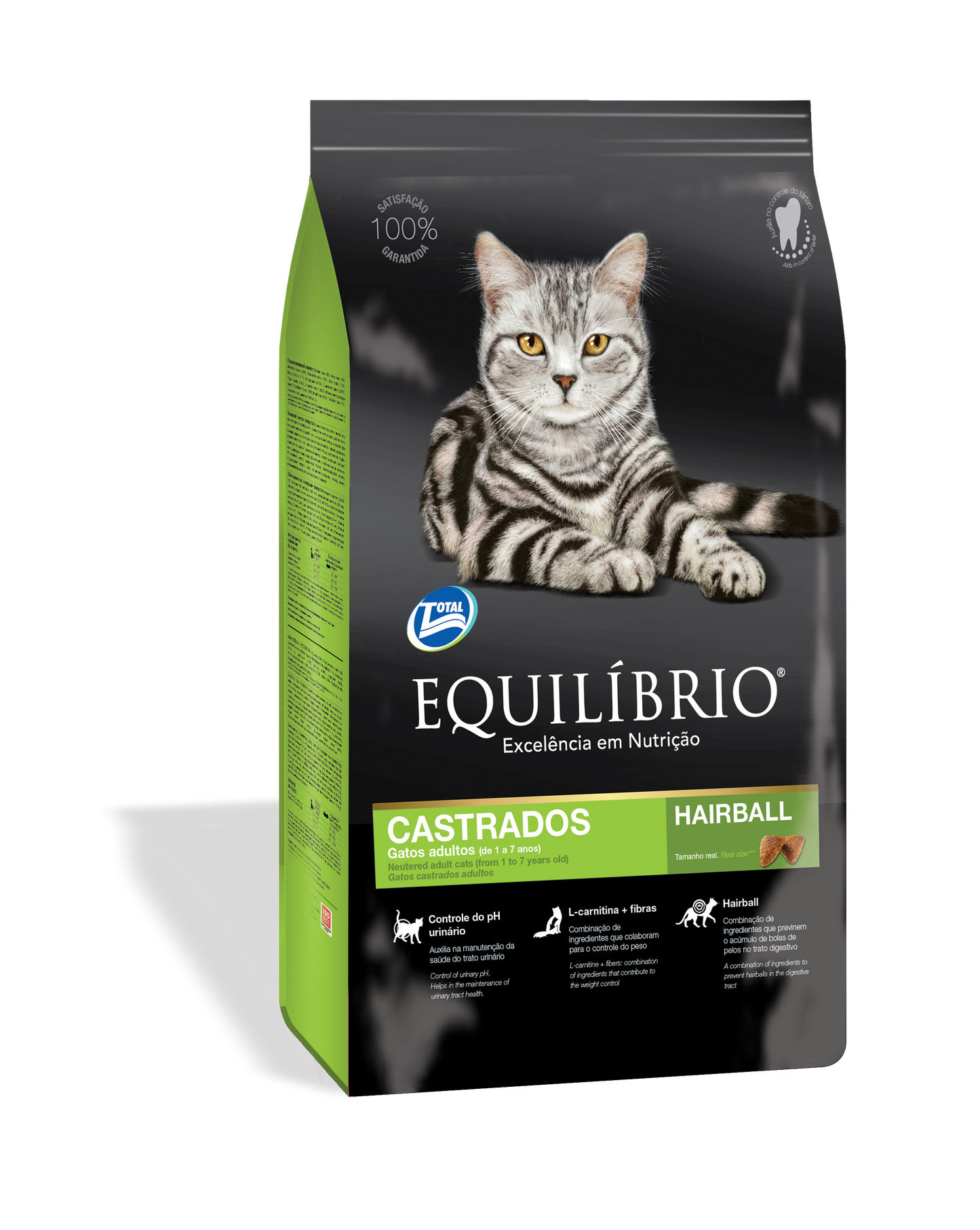 Equilíbrio Gatos Adultos Castrados de 1 a 7 años 1.5 Kg