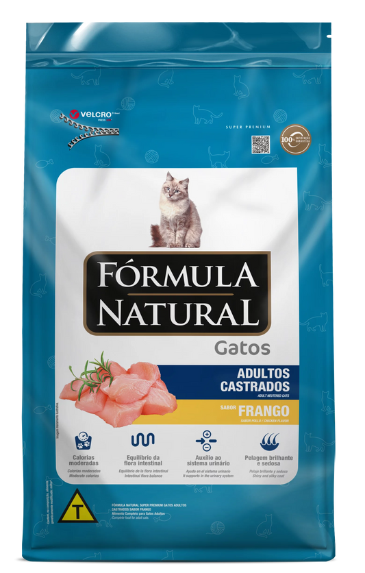Fórmula Natural Super Premium Gatos Adultos Castrado 7k