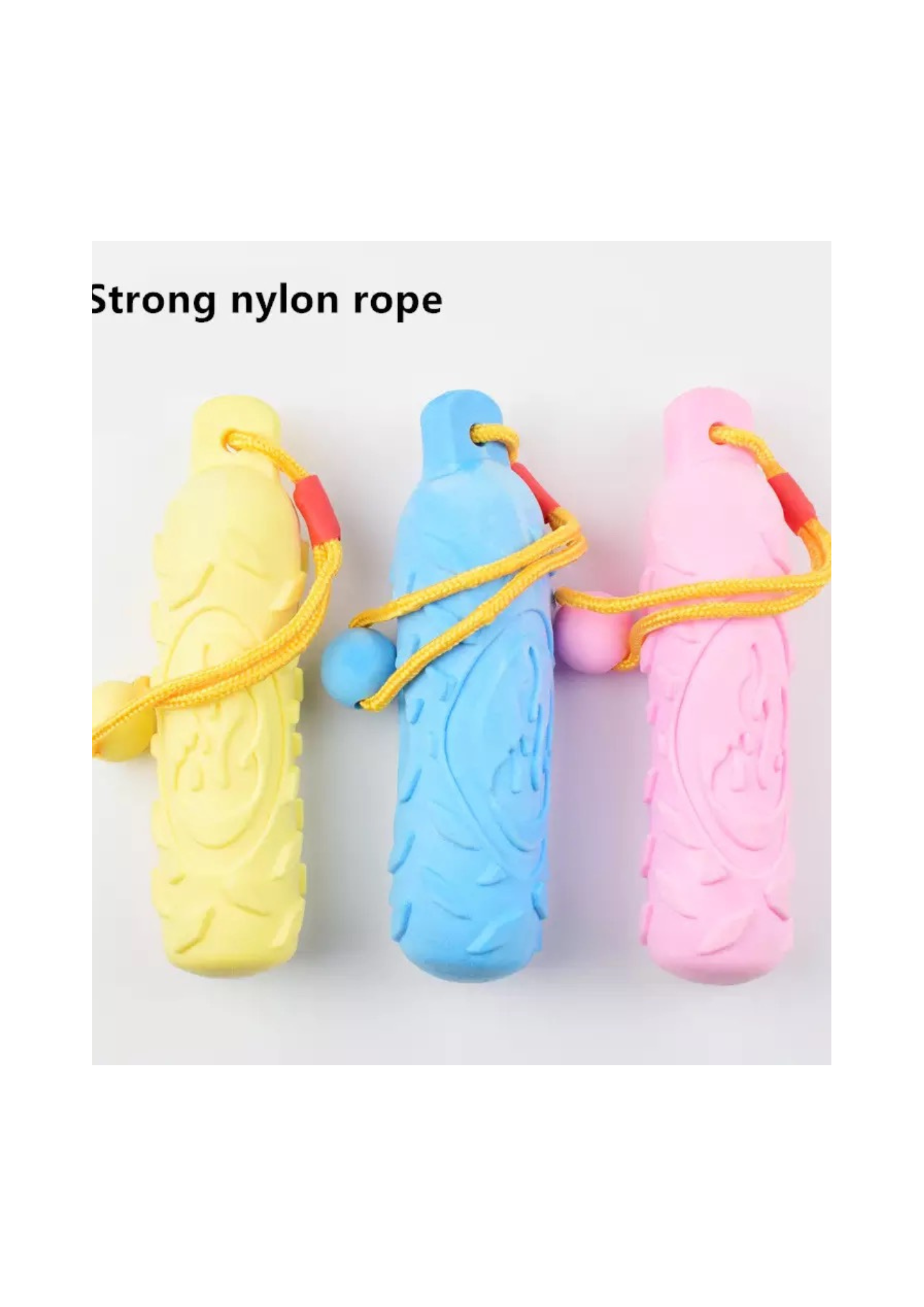 Juguete botella goma