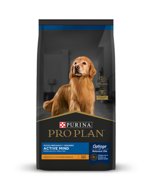 Pro Plan Active Mind +7 Años Razas Medianas y Grandes
