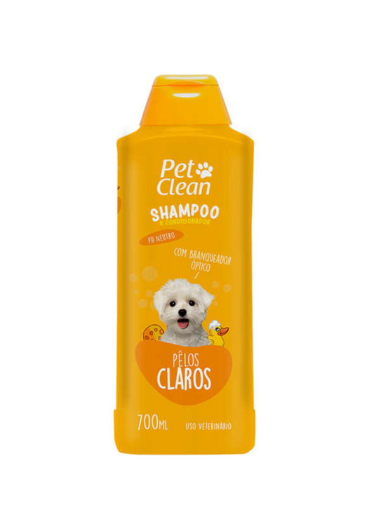 PET CLEAN Shampoo Pelos Claros 700ml