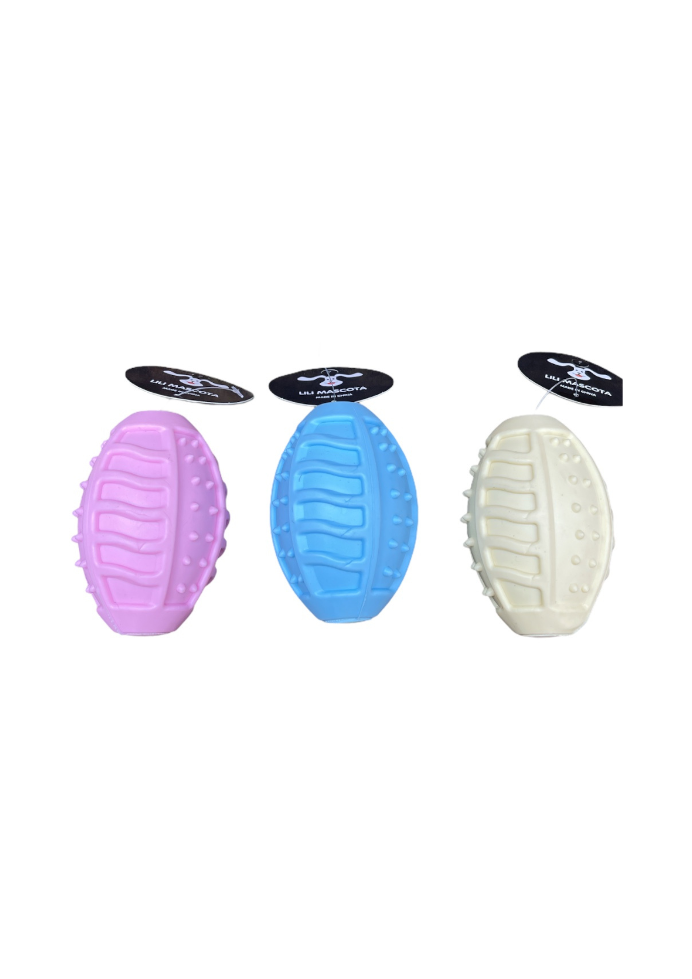 Juguete pelota oval pastel