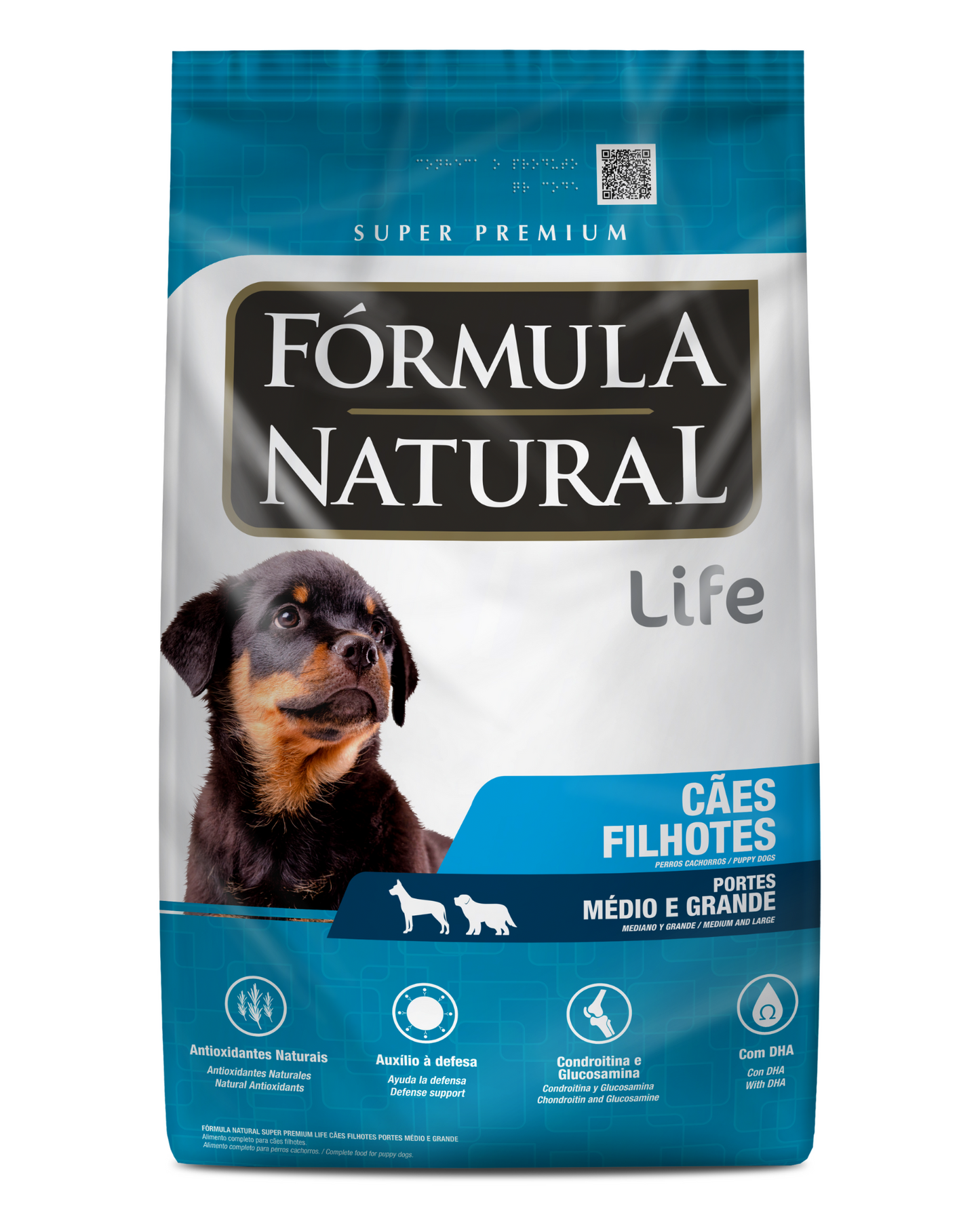 Fórmula Natural Super Premium Life Perros Cachorros Portes Medio Y Grande 15 Kg
