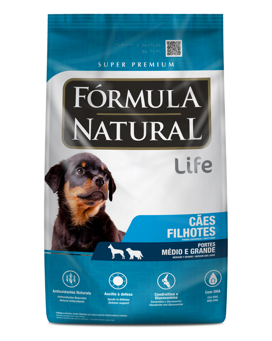 Fórmula Natural Super Premium Life Perros Cachorros Portes Medio Y Grande 15 Kg