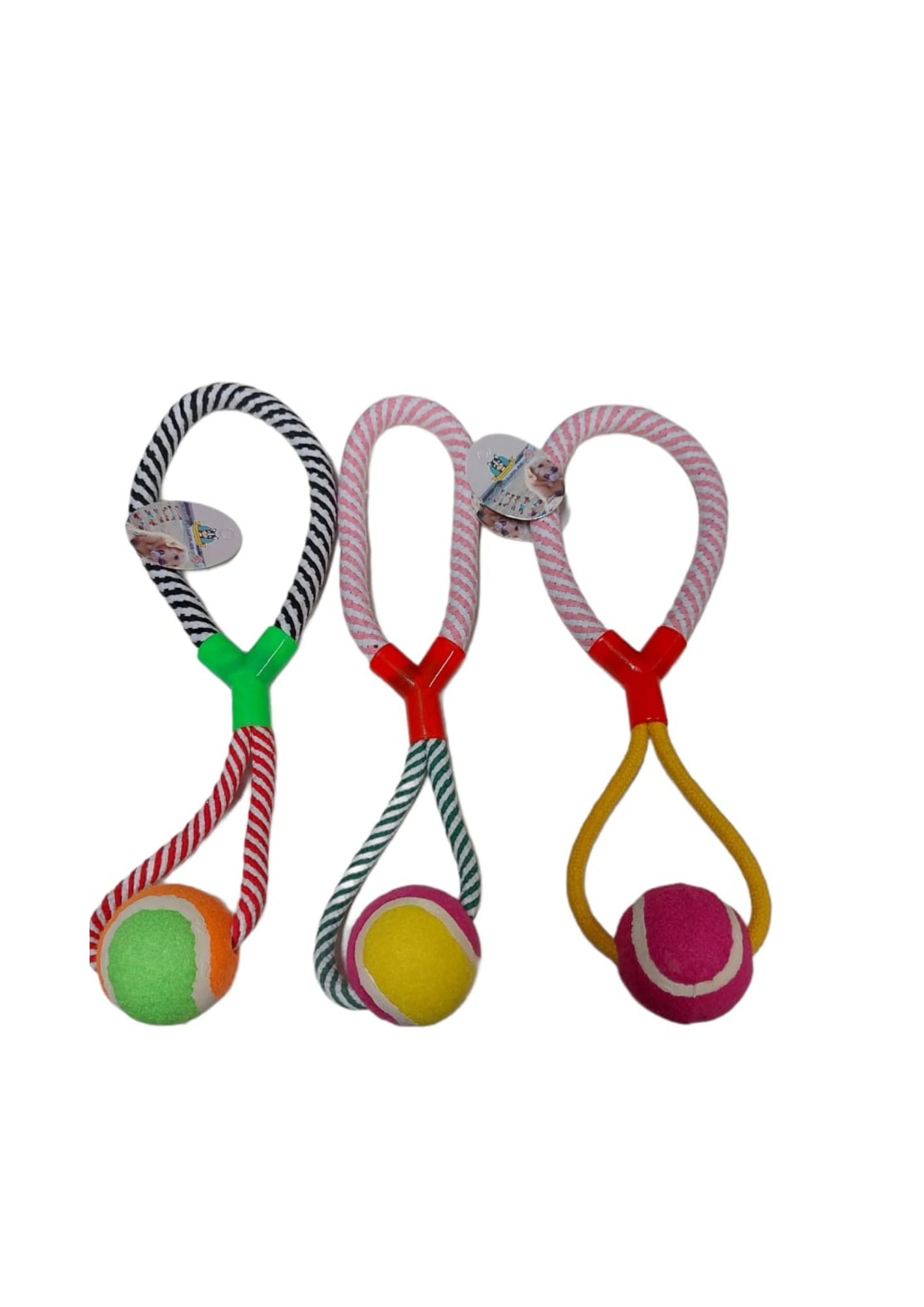 Juguete cuerda agarre y pelota