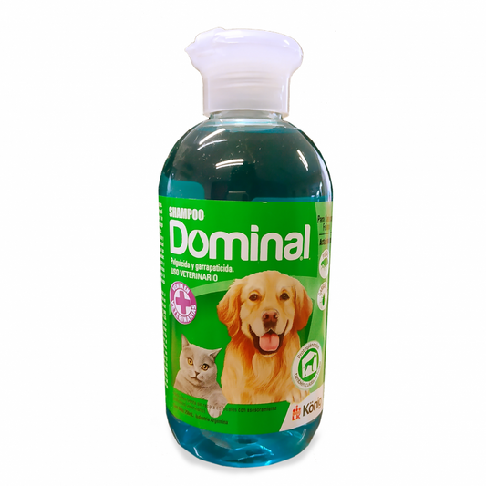 SHAMPOO DOMINAL ANTIPULGAS Y GARRAPATAS 250ML