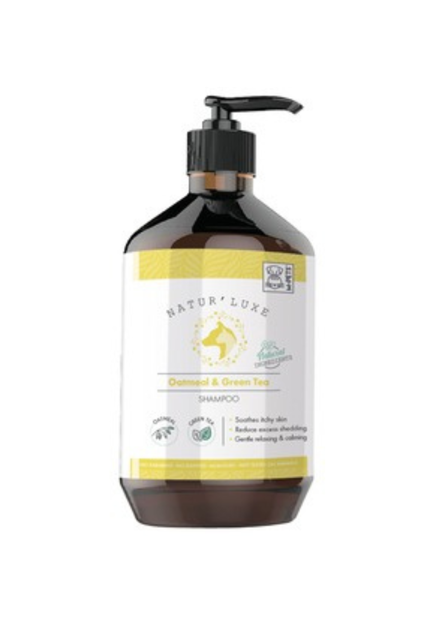 Uheldig ros Koge NATUR'LUXE Oatmeal & Green Tea Shampoo - 500 ml – La Casa de la Mascota