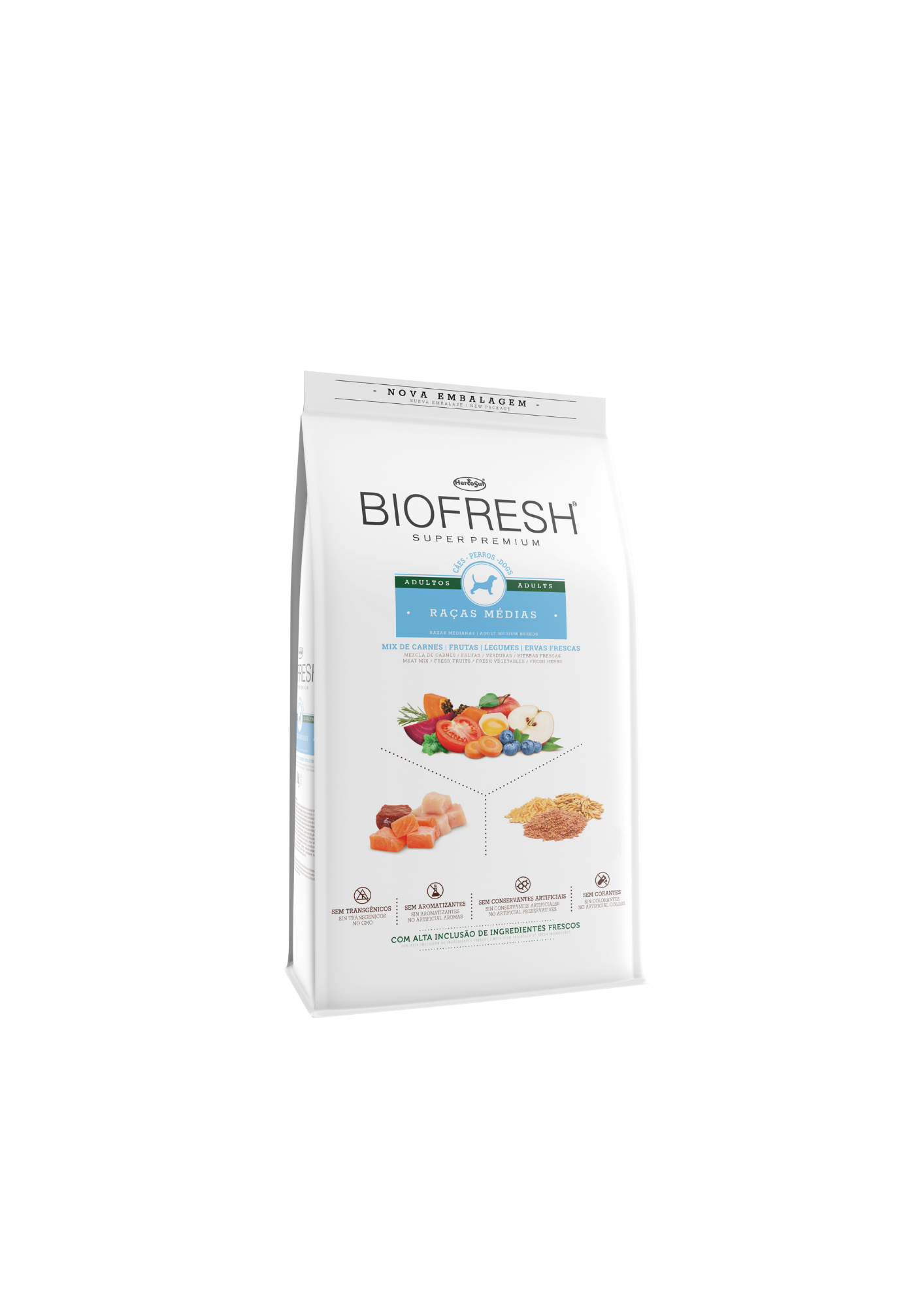 BIOFRESH PARA PERROS - ADULTOS DE RAZAS MEDIANAS