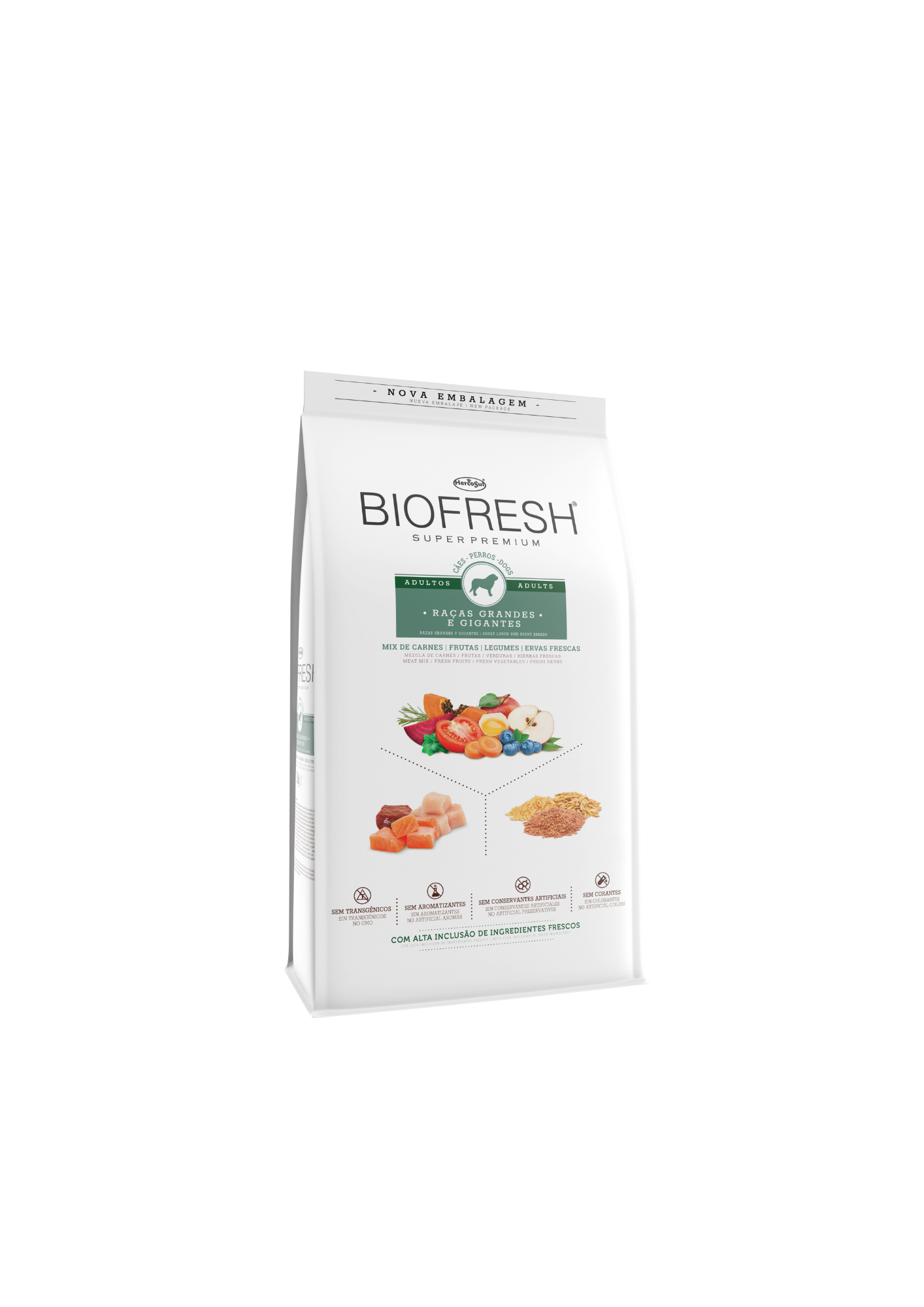 BIOFRESH PARA PERROS  ADULTOS -  RAZAS GRANDES Y GIGANTES