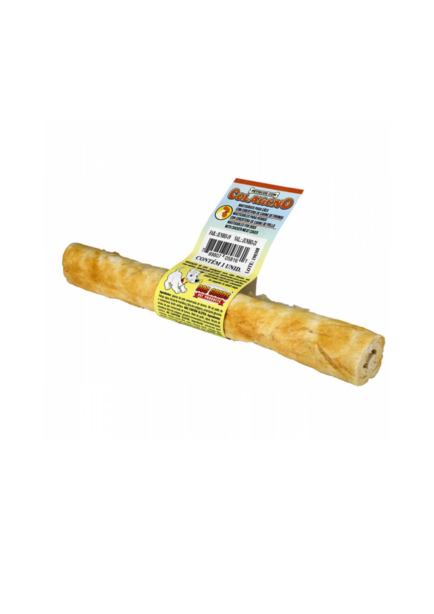 Colageno Rolo Grande, Carne o Pollo Envasado 1 unidad