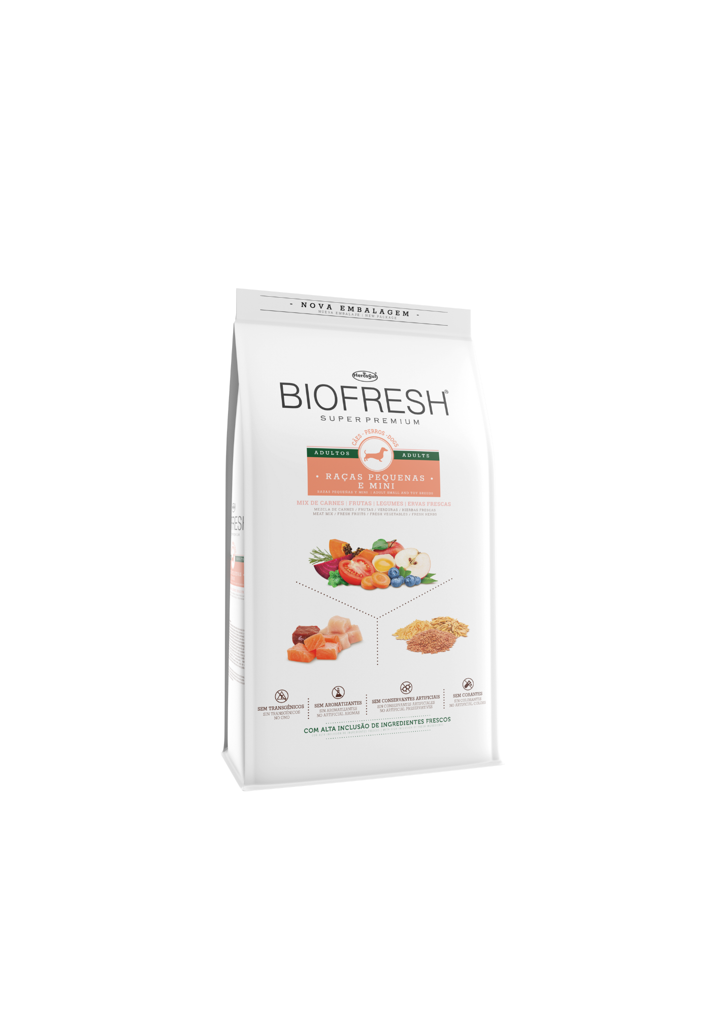 BIOFRESH PARA PERROS ADULTOS -  RAZAS PEQUEÑAS Y MINI