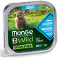 Pate Gato Castrado Monge BWild Grain Free, Sabores Cinghiale y Acciughe 100g